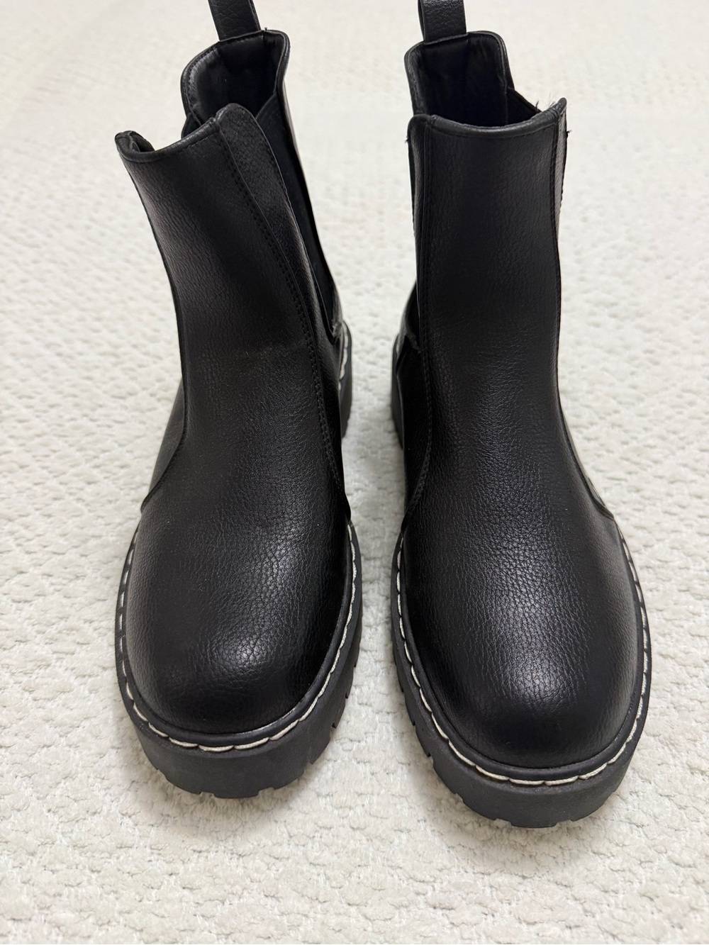 Sincerely Jules Hippie 2 Black Chunky Combat Boots Women’s Size 8.5 - Picture 3 of 12